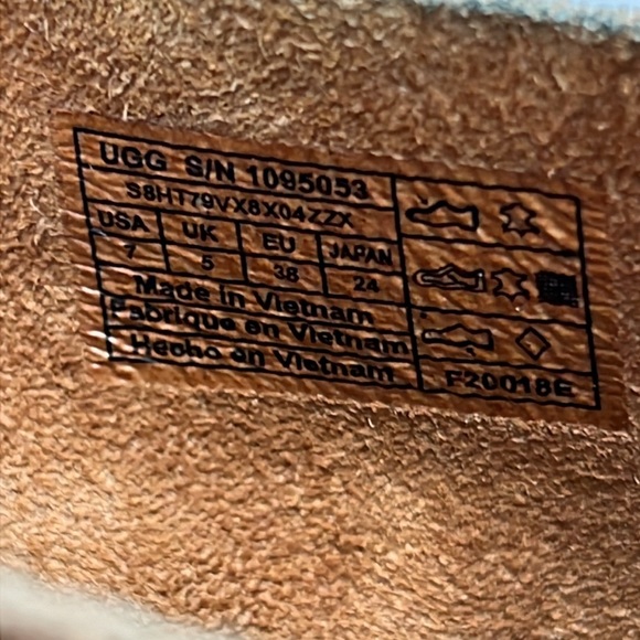 SOLD IN STORE UGG Bandara Block Heel Ankle Boots Suede 3 Size 7 - Picture 6 of 13